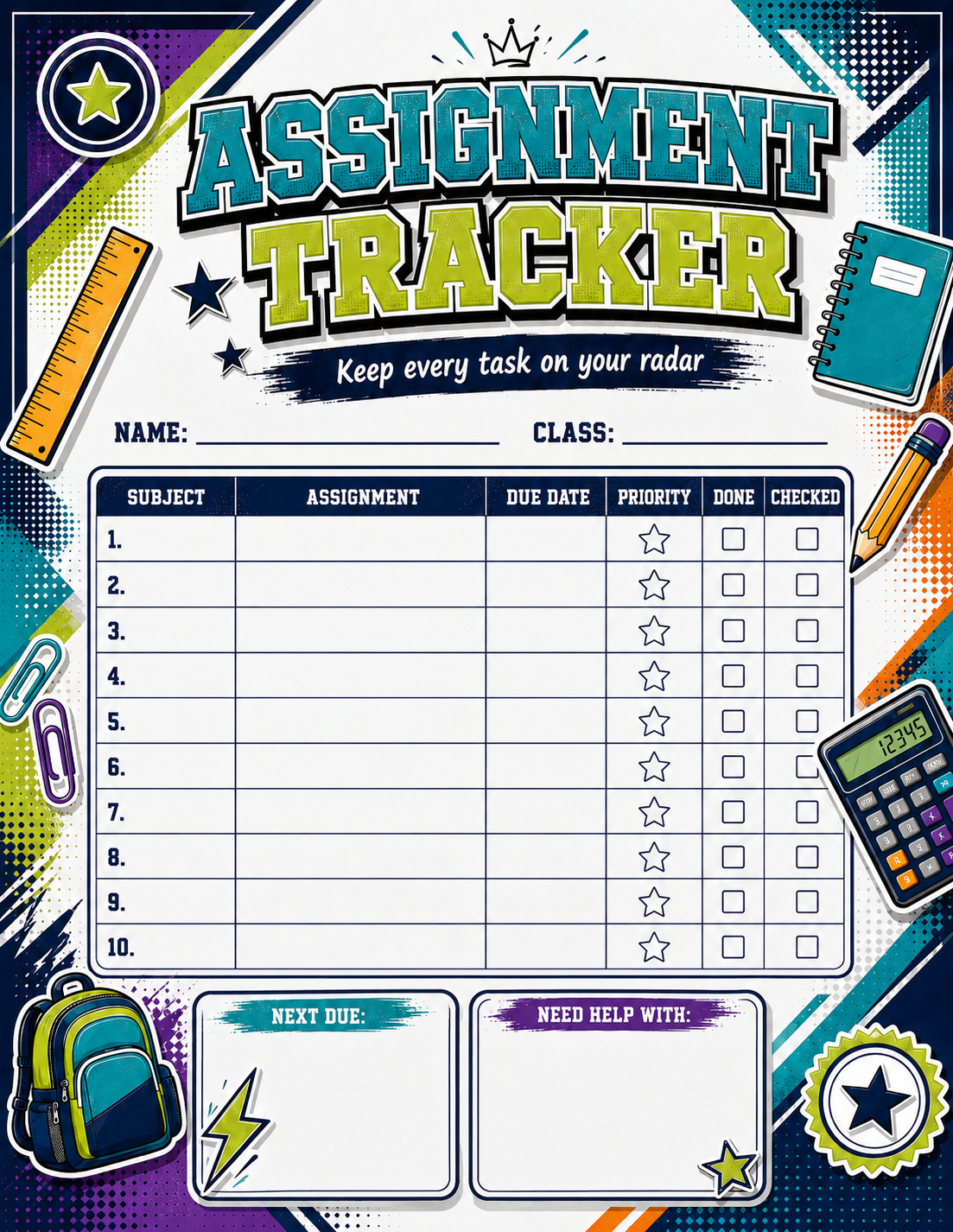Assignment Tracker preview