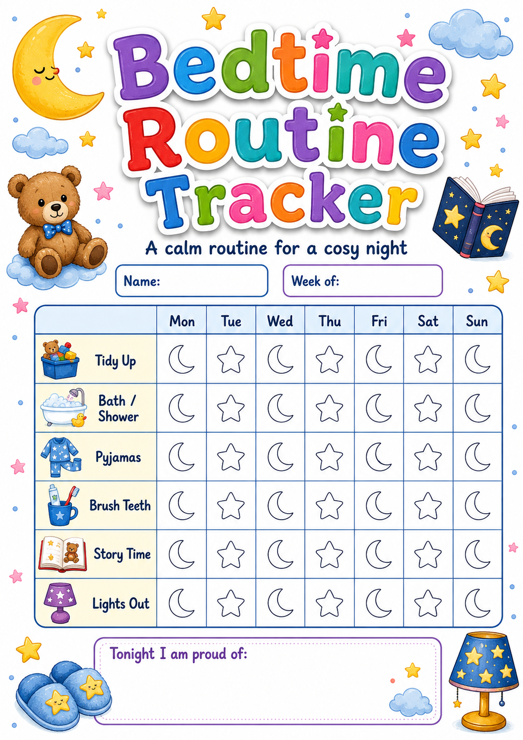 Bedtime Routine Tracker preview