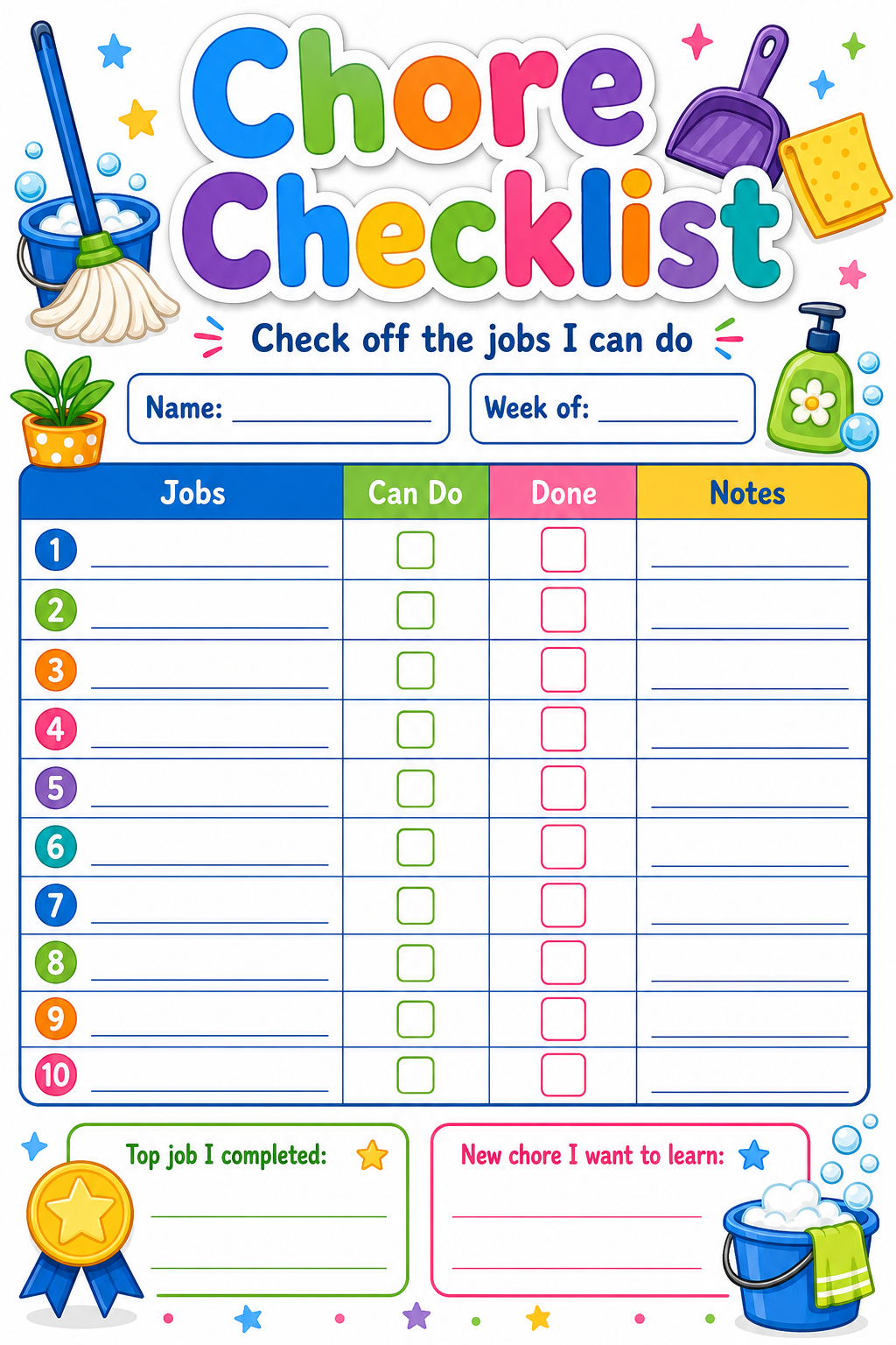 Chore Checklist preview