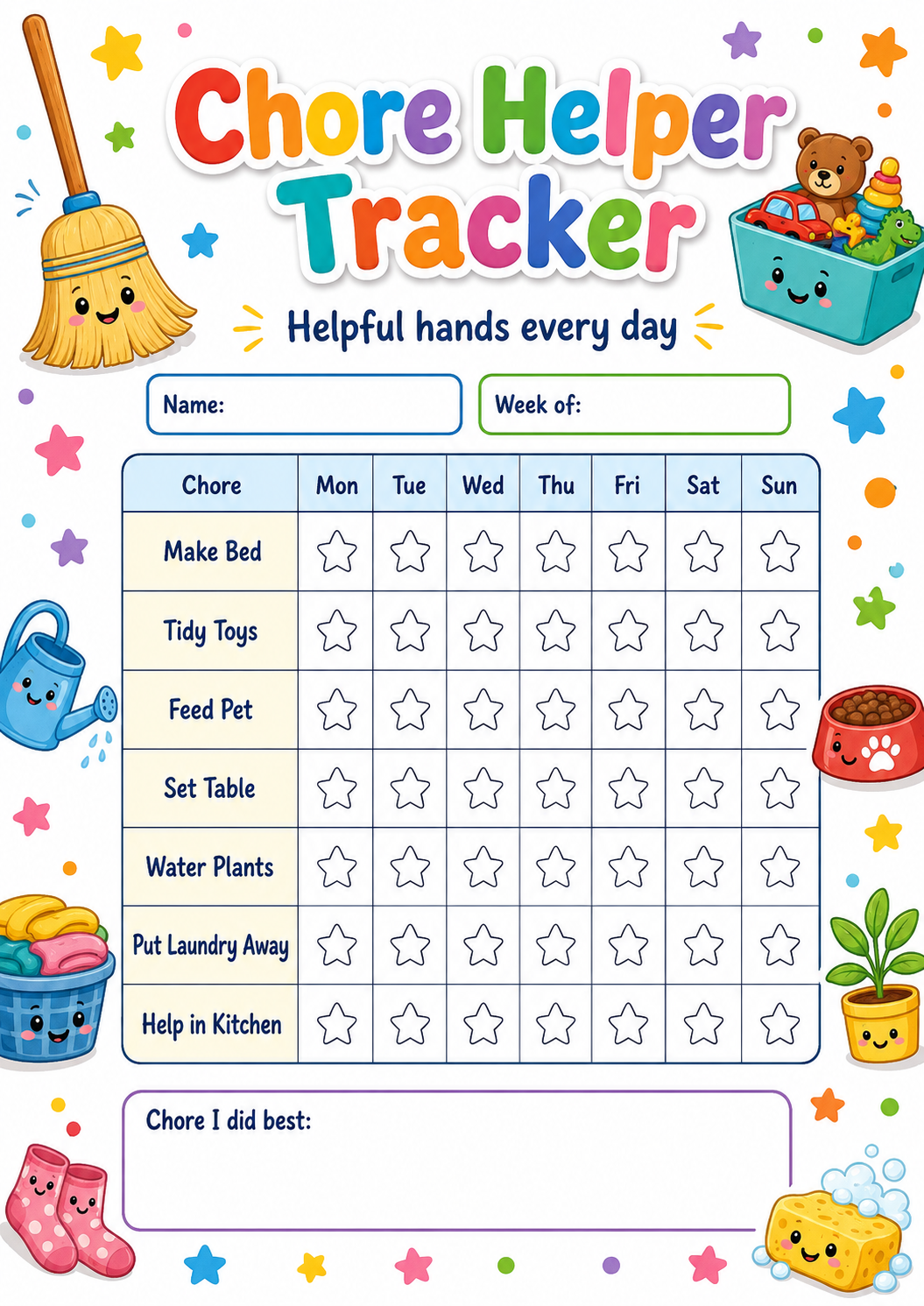 Chore Helper Tracker preview