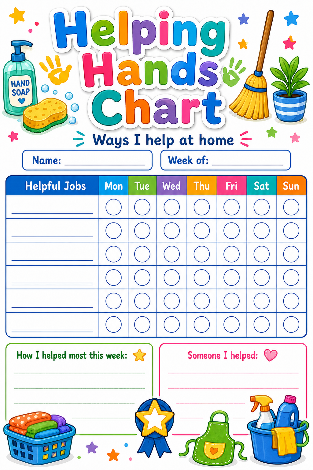 Helping Hands Chart preview