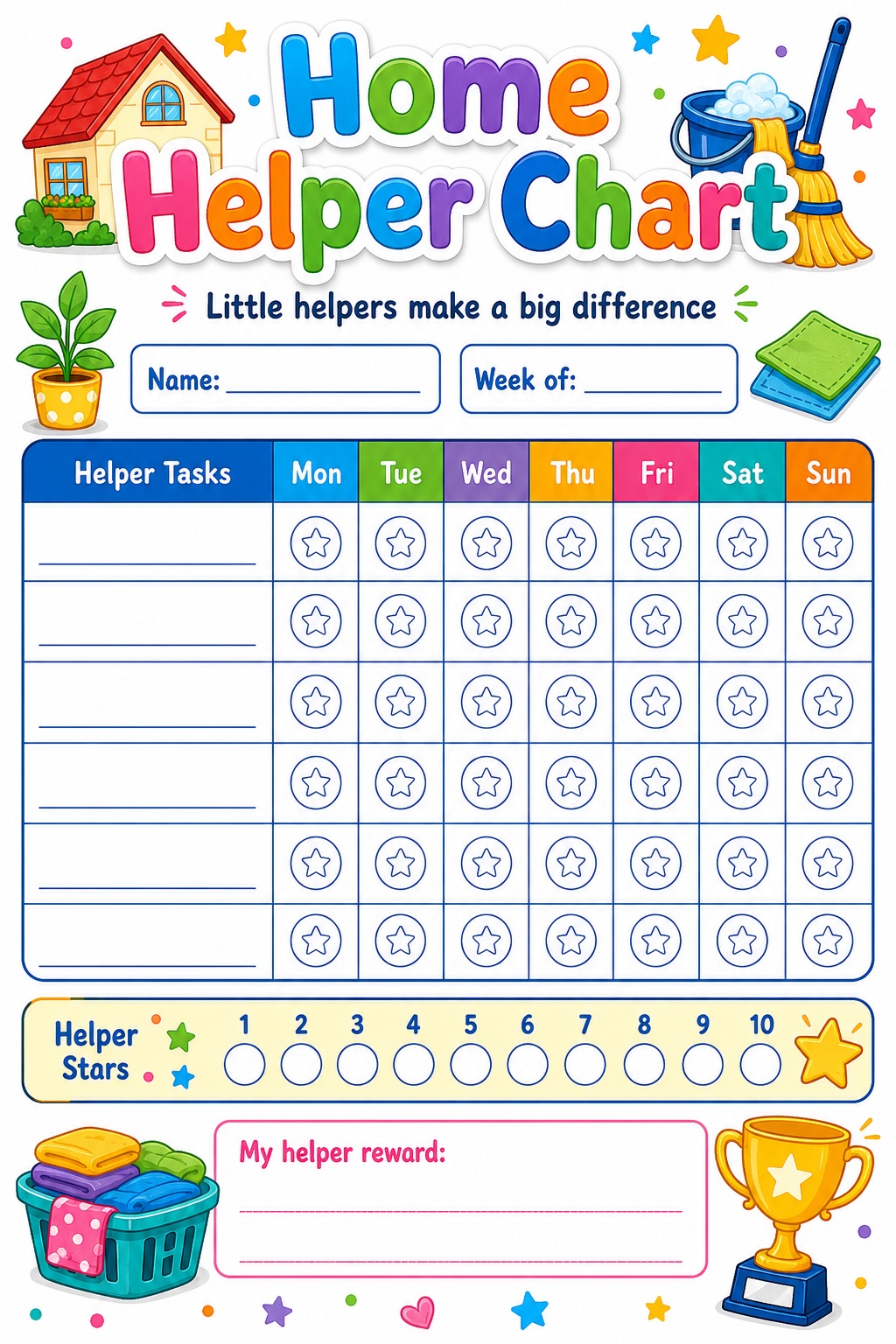 Home Helper Chart preview
