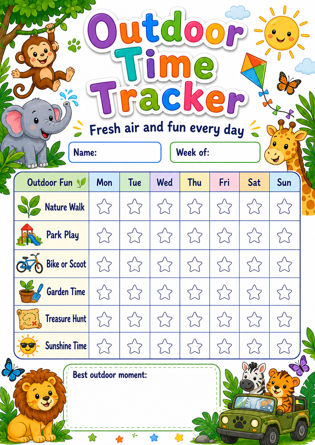 Outdoor Time Tracker preview